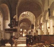 Emmanuel de Witte Interior of a Church oil painting artist